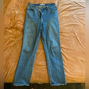 Abercrombie & Fitch Curve Love 90s Straight Ultra High Rise Jeans